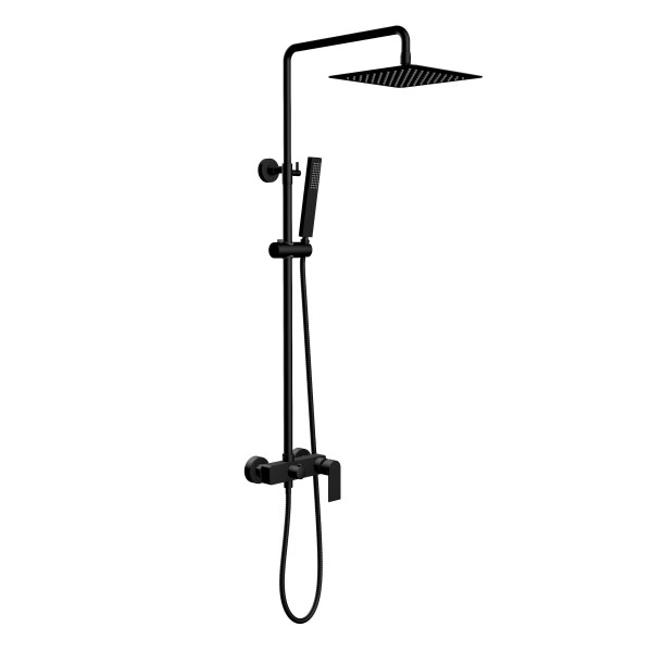 Душевая система Aquatek Лира черный матовый (AQ2465MB)