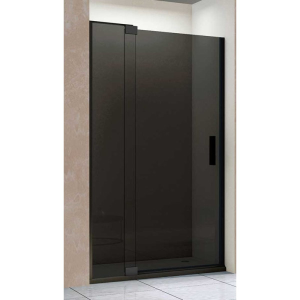 Душевая дверь Vincea Extra VDP-1E 800/900х2000 стекло тонированное, профиль черный (VDP-1E8090CGB)