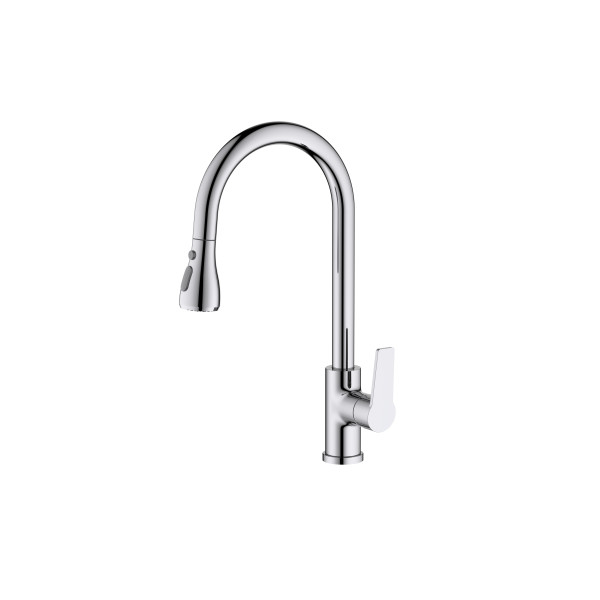 Смеситель для кухни Aquatek Лугано с вытяжным изливом хром (AQ1784CR) Смеситель для кухни Aquatek Лугано с вытяжным изливом хром (AQ1784CR)