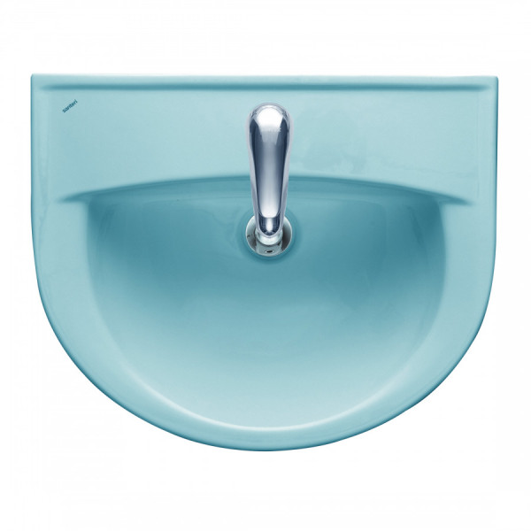 Раковина подвесная Santeri Виктория голубая 56x45,3x20 голубая (1.3111.6.S06.11B.0) Раковина подвесная Santeri Виктория голубая 56x45,3x20 голубая (1.3111.6.S06.11B.0)