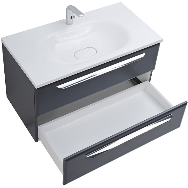 Тумба подвесная Cezares Eco 90x50 Grafito (ECO-90-2C-SO-GR-P)