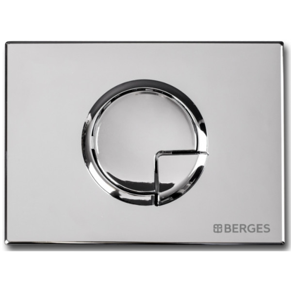 Клавиша смыва Berges Novum L3 R3 хром глянец (40023) Клавиша смыва Berges Novum L3 R3 хром глянец (40023)