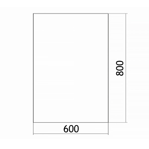 Зеркало Loranto 60х80 горизонтальное/вертикальное крепление (ФР-000702)