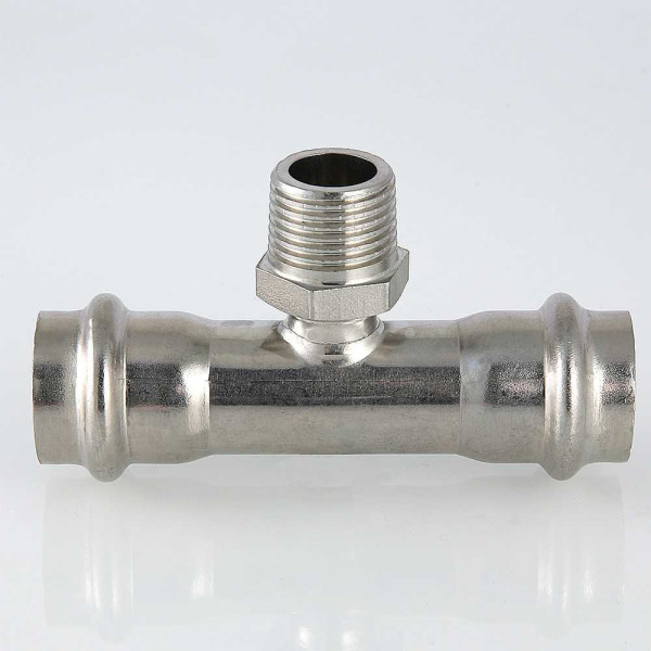 Тройник переходной Valtec 15*1/2"Н*15 (нерж.ст., пресс) (VTi.933.I.150415) Тройник переходной Valtec 15*1/2"Н*15 (нерж.ст., пресс) (VTi.933.I.150415)