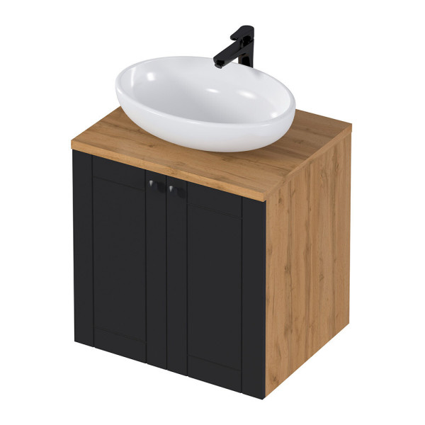 Тумба подвесная 1Marka 600x480x601,5 (дуб вотан) (Ц0000031350)