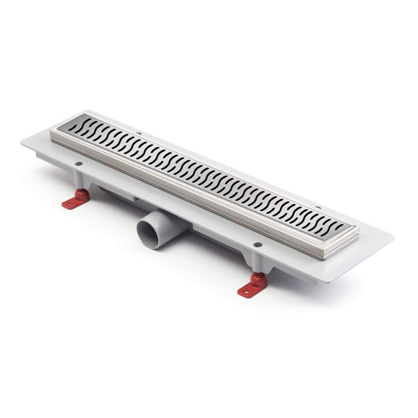 Лоток душевой 450 мм. MCH Chudej Harmony (рамка из нерж. ст., решетка нерж. сталь глянцевая, боковой слив D 40) CH450HN Лоток душевой 450 мм. MCH Chudej Harmony (рамка из нерж. ст., решетка нерж. сталь глянцевая, боковой слив D 40) CH450HN