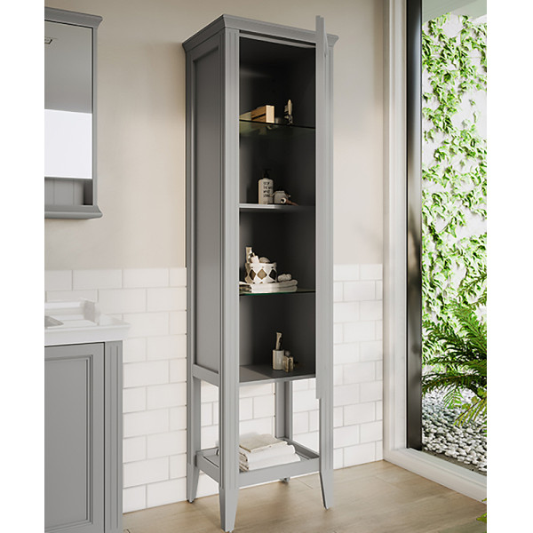 Пенал подвесной Vitra Valarte 55 см левосторонний, серый матовый (62241) Пенал подвесной Vitra Valarte 55 см левосторонний, серый матовый (62241)