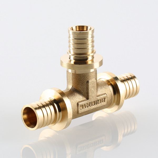 Тройник 20х25х20 Valtec PE-Xa VTm.431.BG (латунь) VTm.431.BG.202520 Тройник 20х25х20 Valtec PE-Xa VTm.431.BG (латунь) VTm.431.BG.202520