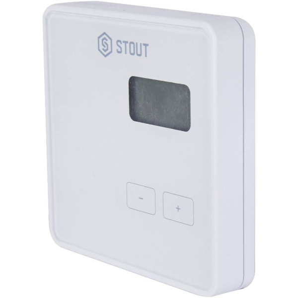 Терморегулятор Stout проводной комнатный R-10b, белый (STE-0101-010001)