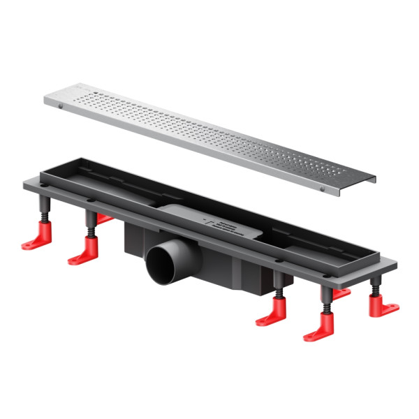 Душевой лоток AM.PM PrimeFlow линейный универс затвор Cut Gradient 50 см сталь мат (W02SC-P11-050-01SB)