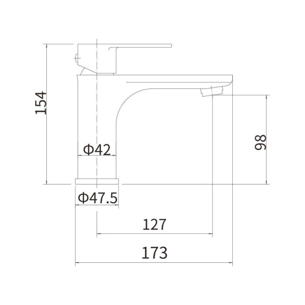 Смеситель для раковины Fashun сатин (A51119) Смеситель для раковины Fashun сатин (A51119)