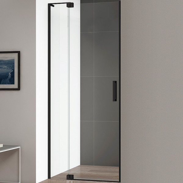 Душевая дверь Cezares Slider 90x195 стекло прозрачное, профиль черный (SLIDER-B-1-90/100-C-NERO)