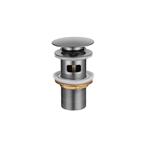 Донный клапан Aquatek оружейная сталь (AQ6001BGM)