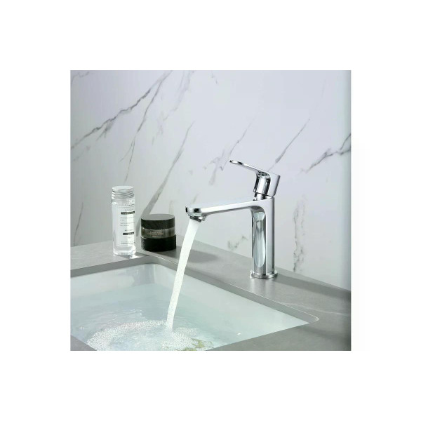 Смеситель для раковины Aquatek Альфа 110 хром (AQ1910CR)
