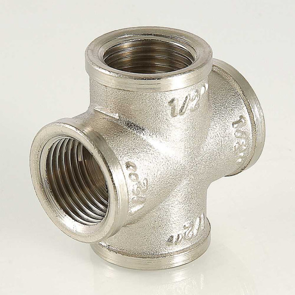 Крестовина 1/2" Valtec (никель) (VTr.760.N.0004)