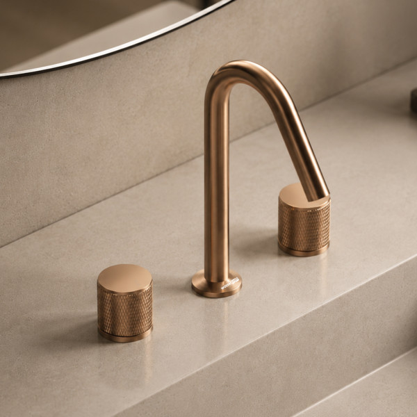 Смеситель для раковины WasserKRAFT Мюриц (Muritz) розовое золото матовое (9835BRG)