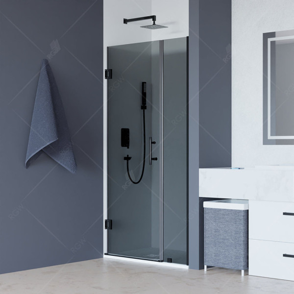 Душевая дверь RGW HO-012-B 1000*1950 стекло тонированное, профиль черный (350601200-34)
