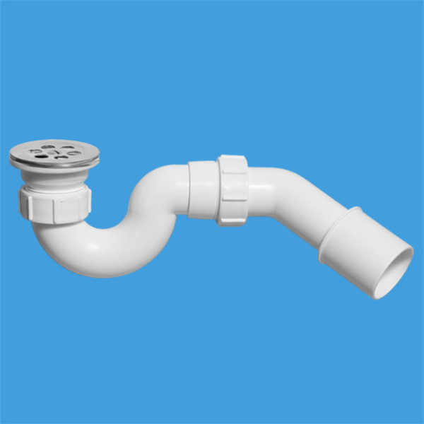 Сифон McAlpine 70*40/50 мм. трубный для душ. поддона (MRS1) Сифон McAlpine 70*40/50 мм. трубный для душ. поддона (MRS1)