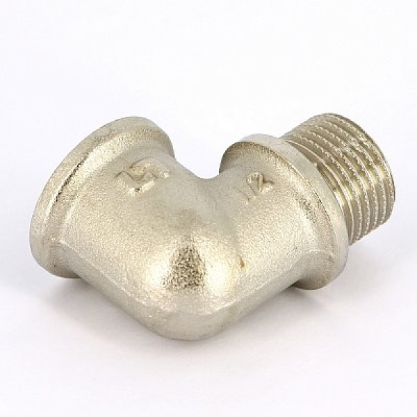 Угольник 1/2" ВН с упором Uni-Fitt (никель) 612N2200