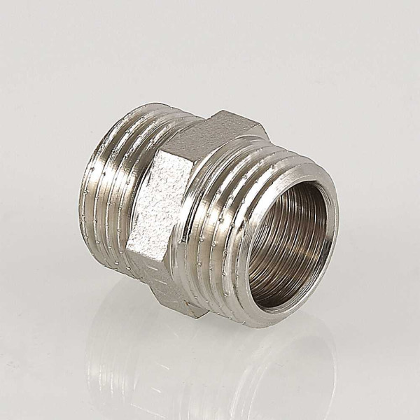 Ниппель 1 1/2" Valtec (никель) (VTr.582.N.0008) Ниппель 1 1/2" Valtec (никель) (VTr.582.N.0008)