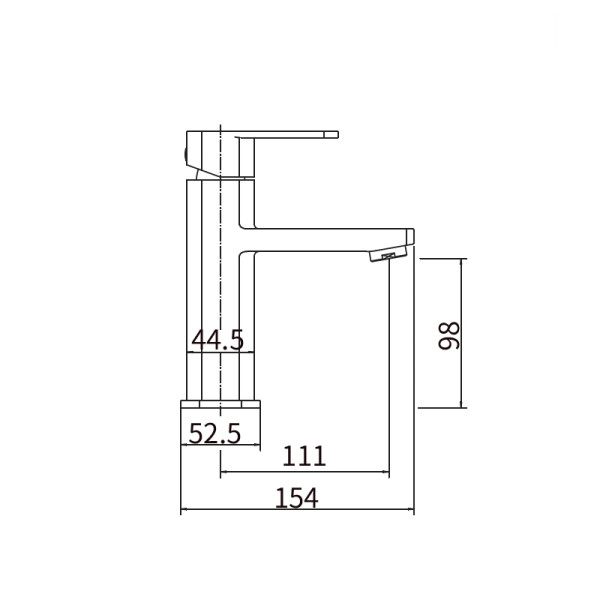 Смеситель для раковины Fashun сатин (A51120) Смеситель для раковины Fashun сатин (A51120)