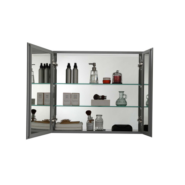 Шкаф зеркальный алюминиевый Aquatek 636x660x134 (AQ7608-MC) Шкаф зеркальный алюминиевый Aquatek 636x660x134 (AQ7608-MC)