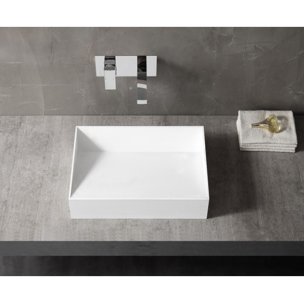 Раковина накладная Abber Stein 600x350 белый матовый (AS2623) Раковина накладная Abber Stein 600x350 белый матовый (AS2623)