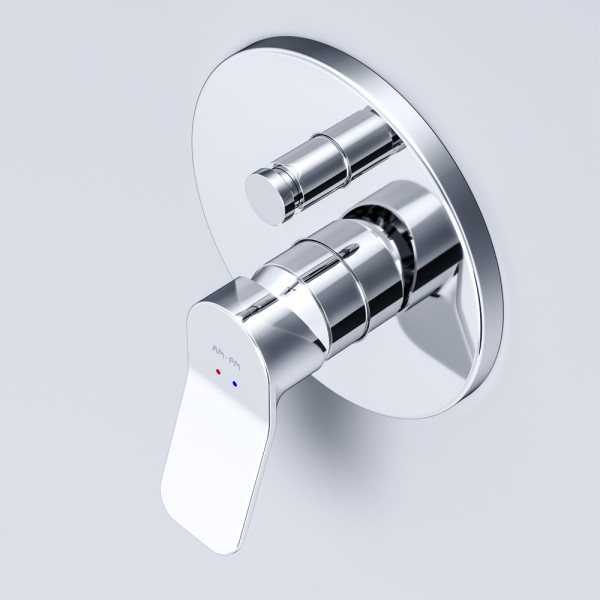 Смеситель для ванны и душа AM.PM X-Joy монтируемый в стену, хром (F85A45000) Смеситель для ванны и душа AM.PM X-Joy монтируемый в стену, хром (F85A45000)