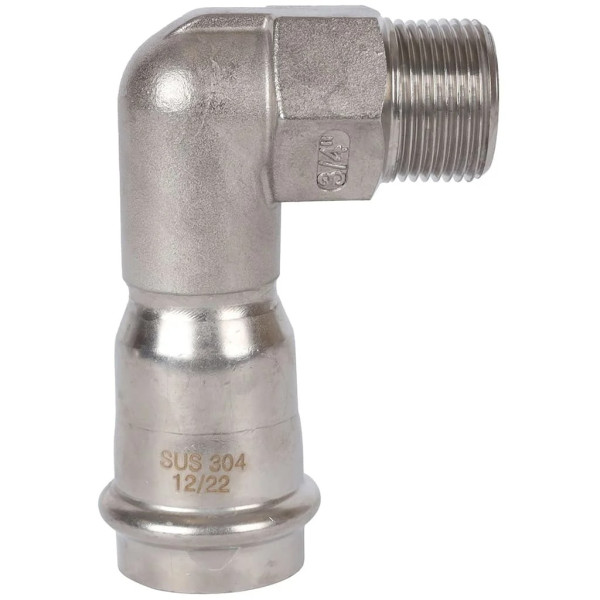 Переход угловой 28х3/4"Н Rommer из нержавеющей стали (пресс) (RSS-0010-002834) Переход угловой 28х3/4"Н Rommer из нержавеющей стали (пресс) (RSS-0010-002834)