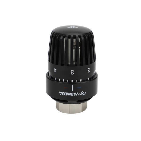 Головка термостатическая Varmega VM110 жидкостная М30х1,5 (черная) (VM11002)