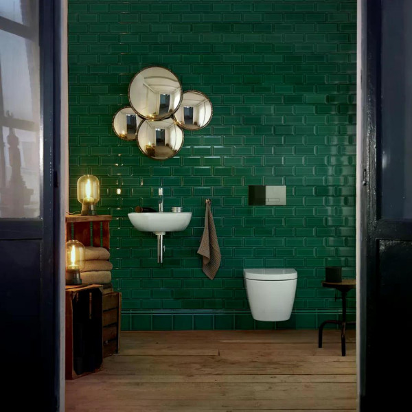 Клавиша смывная Rea H Chrom хром матовый (REA-E5691)