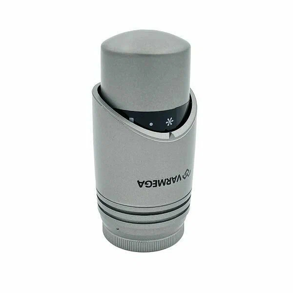 Головка термостатическая Varmega VM112 жидкостная М30х1,5 (серая) (VM11203) Головка термостатическая Varmega VM112 жидкостная М30х1,5 (серая) (VM11203)