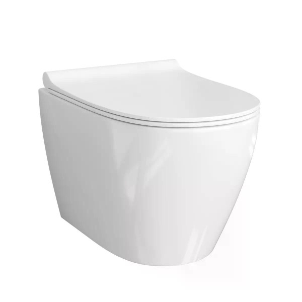 Комплект инсталляция с унитазом WasserKRAFT Alme с клавишей смыва золото матовое c сиденьем дюропласт (15TLT.010.ME.MG04.H002)