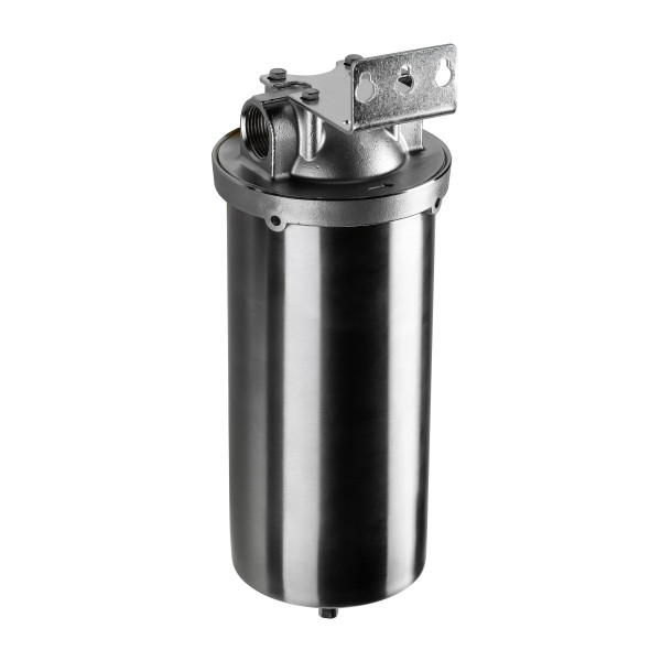 Фильтр колбовый Гейзер HS 1" 10ВВ со сливом (нержавеющая сталь, для холодной и горячей воды) (50639) Фильтр колбовый Гейзер HS 1" 10ВВ со сливом (нержавеющая сталь, для холодной и горячей воды) (50639)