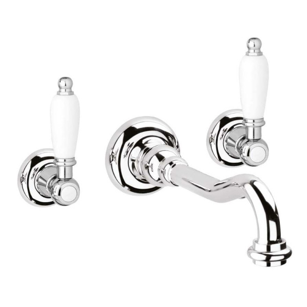 Смеситель для раковины Cezares First хром, ручка рычаг - белый (FIRST-BLS1-01-Bi) Смеситель для раковины Cezares First хром, ручка рычаг - белый (FIRST-BLS1-01-Bi)