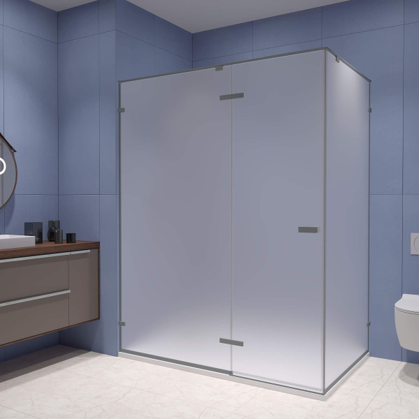 Душевой уголок RGW Stilvoll 120x80 стекло матовое, профиль серый (353204028-210) Душевой уголок RGW Stilvoll 120x80 стекло матовое, профиль серый (353204028-210)