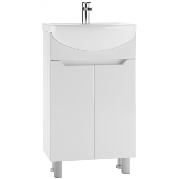 Тумба под умывальник Исеть 55 Мечта без ящика Айсберг Домино (DM2329T)