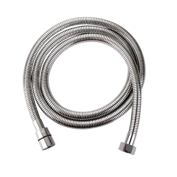 Шланг для душа Vieir 200 см 1/2"х1/2" усиленный в мелкой металлической оплетке, хром (VR26200)