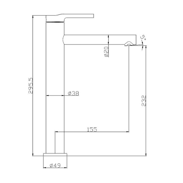 Смеситель для раковины BelBagno Etna (ETN-LMC-IN)