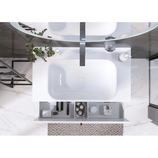 Тумба подвесная 1Marka Desire 900x500x487 белый (Ц0000026595)