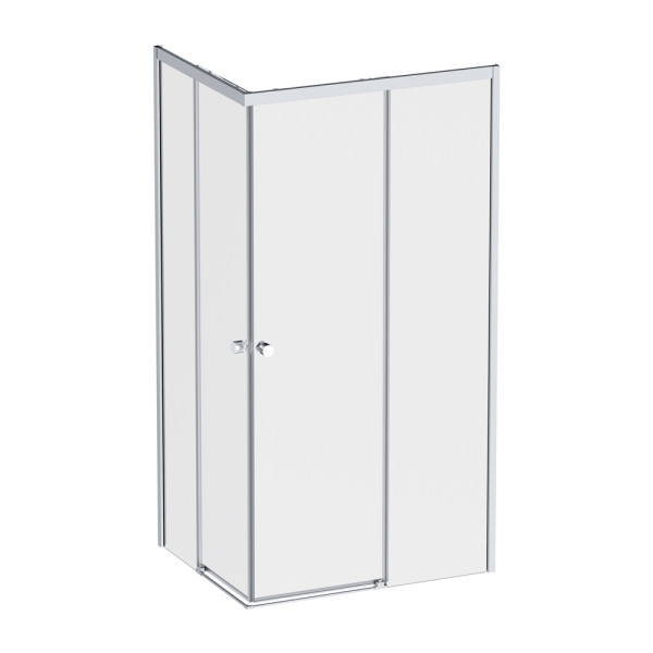 Душевой уголок AM.PM X-joy 100x80 стекло прозрачное, профиль хром матовый (W94G-403-100280-MT1K)