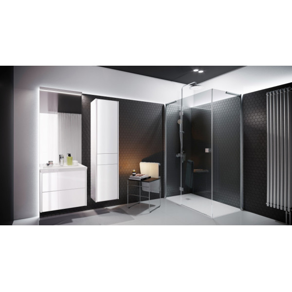 Душевое ограждение Roca Metropolis 90x195 стекло прозрачное, профиль хром (7.MP35.0.901.2M)