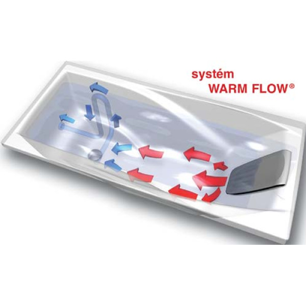 Ванна акриловая Ravak You 175x85 WARM FLOW белая (C061000000) Ванна акриловая Ravak You 175x85 WARM FLOW белая (C061000000)