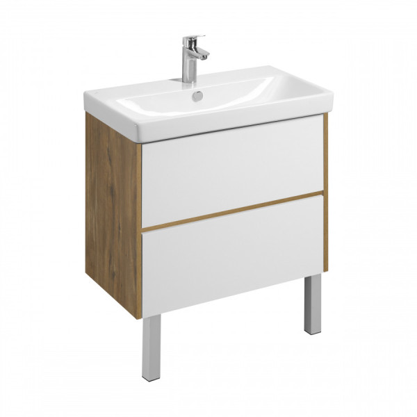 Тумба подвесная Aquaton Сканди 768x427x591 белый, дуб рустикальный (1.A283.0.01S.DZ9.0) Тумба подвесная Aquaton Сканди 768x427x591 белый, дуб рустикальный (1.A283.0.01S.DZ9.0)