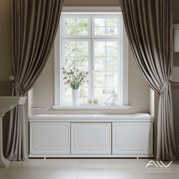 Экран фронтальный для ванны Alavann Ametist 1,7 белый Экран фронтальный для ванны Alavann Ametist 1,7 белый