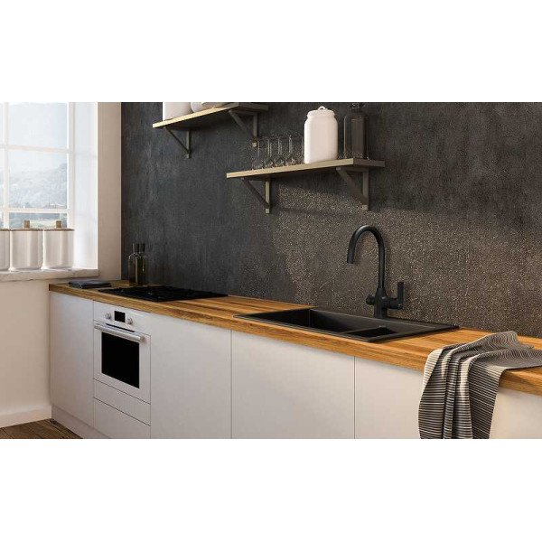 Смеситель для кухни Lemark Ursus черный (LM7261BL) Смеситель для кухни Lemark Ursus черный (LM7261BL)