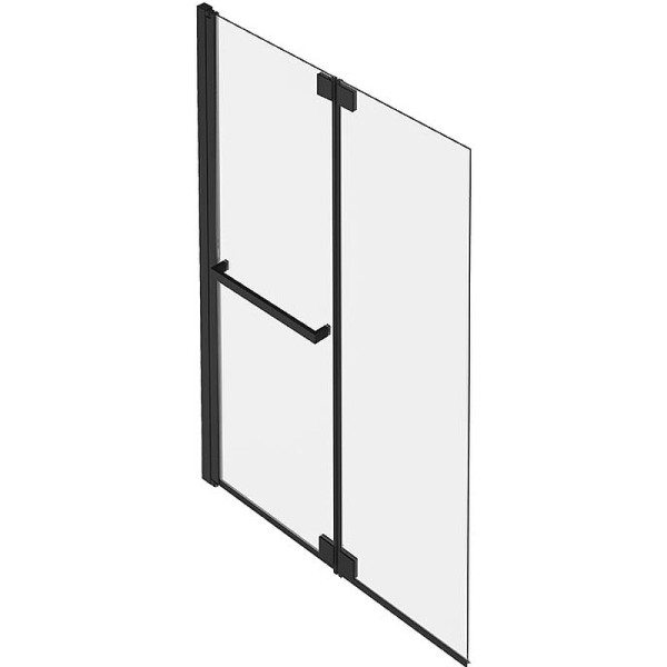 Душевые шторки для ванн Jacob Delafon Adequation 100x140 стекло прозрачное, профиль черный (E4931-BL) Душевые шторки для ванн Jacob Delafon Adequation 100x140 стекло прозрачное, профиль черный (E4931-BL)