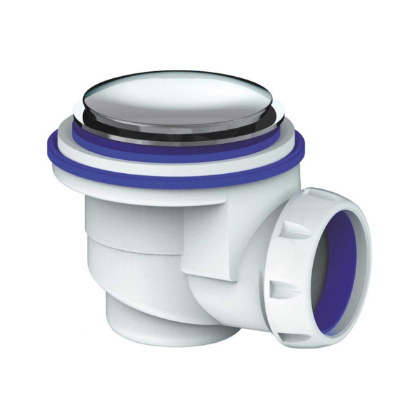 Сифон для душевого поддона с латунным хромированным выпуском 65 мм, клик-клак, без отвода Unicorn G422Е Сифон для душевого поддона с латунным хромированным выпуском 65 мм, клик-клак, без отвода Unicorn G422Е