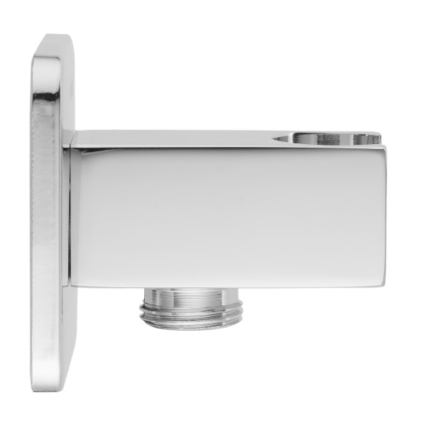 Подсоединение шланговое Swedbe Platta с держателем для лейки хром (5504)