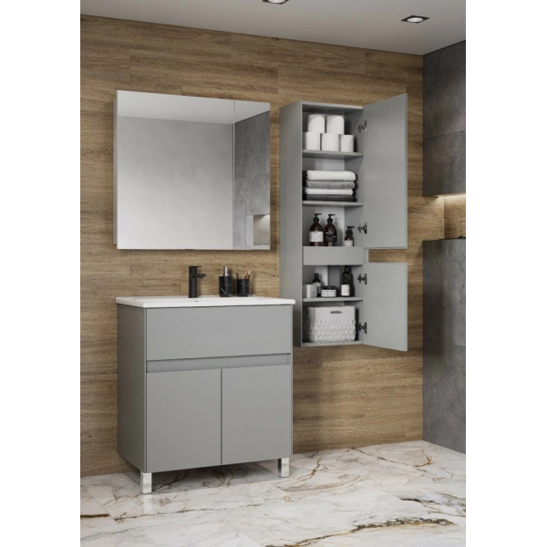 Пенал подвесной Aquaton Форест Туманный серый (1A278603FR4D0)